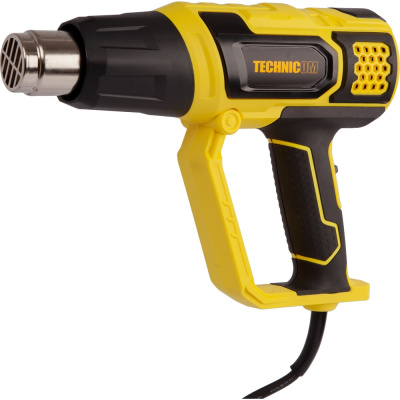 Фен строительный TECHNICOM 2000Вт, 60С-600С, 300-500 л/мин