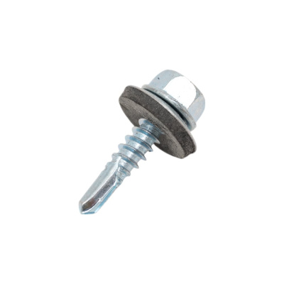 Кровельный саморез с шайбой Kenner EPDM, цинк, PT-3, 4.8x19, 300 шт