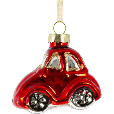 Игрушка новогодняя Машинка, L6,5 W4 H7 см, 826426