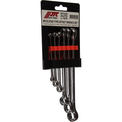 Набор ключей накидных TORX JTC Е6-E24, 6 предметов, EF6S