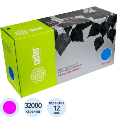 Картридж лазерный CACTUS (CS-CF303A) для HP Color LaserJet Ent M880, пурпурный, ресурс 32000 страниц