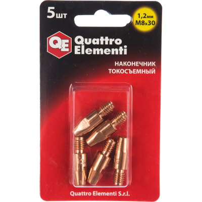 Токосъемный наконечник для горелки полуавтомата QUATTRO ELEMENTI 771-282