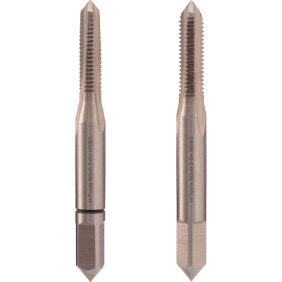 Набор метчиков из 2-х шт. H-Tools М3 шаг 0.5мм DIN352 HSS-G