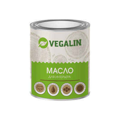 Масло для интерьера VEGALIN Бесцветный, 0,75 л