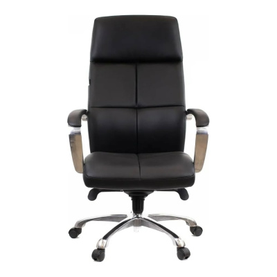 Кресло Everprof Madrid кожа черный EP-222 leather Black
