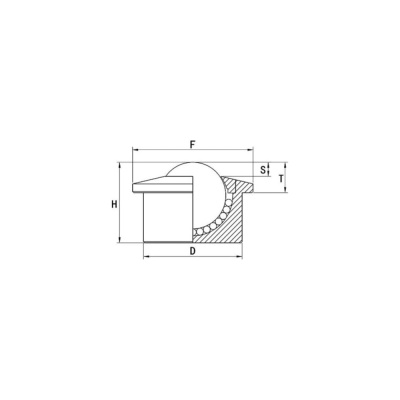 Шариковая опора ISKRA SP25 BS/CS