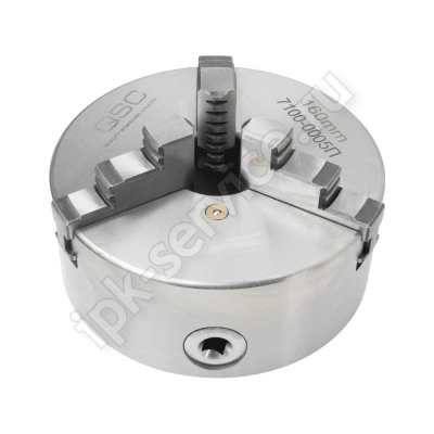 Патрон токарный 7100-0033 200 мм, 3-х кулачковый I-QSC ИПК