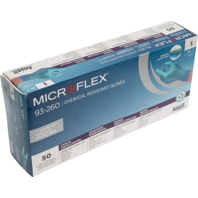 Перчатки Ansell Microflex 93-260, размер 7, 25шт