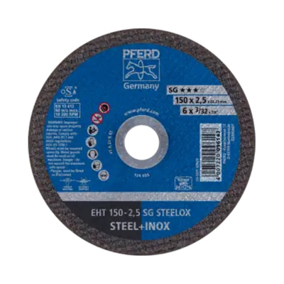 Круг отрезной PFERD EHT 150-2.5 SG STEELOX