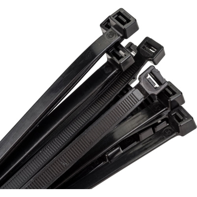 Нейлоновые стяжки FORTISFLEX КСС 9х1020 черный 100 штук