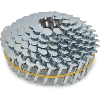 Кровельные барабанные гвозди Finka DPN 3.1x25 Ring GVZ гальваника, 3600шт
