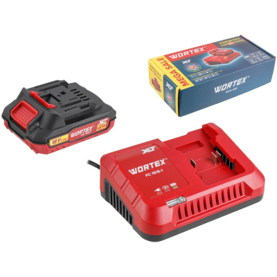 Набор аккумулятор WORTEX 2 А*ч и зарядное устройство 1х2 А ALL1 XLT в кор. SET