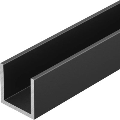 Профиль П-образный Arlight TECH-1515-3000 BLACK 3м