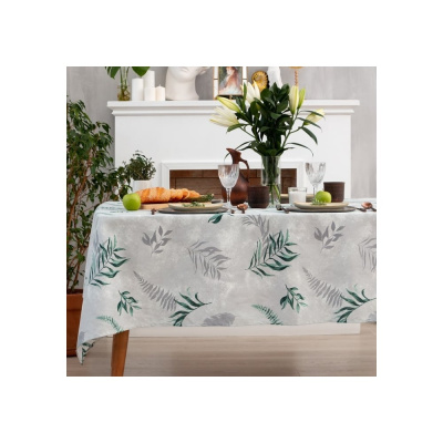 Скатерть Доляна Tropics 144x180 см, 100% хлопок, 164 г/кв.м