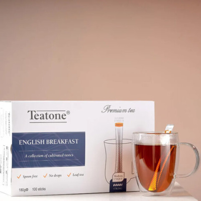 Чай Английский завтрак TEATONE черный, 1 уп.x 100 стиков