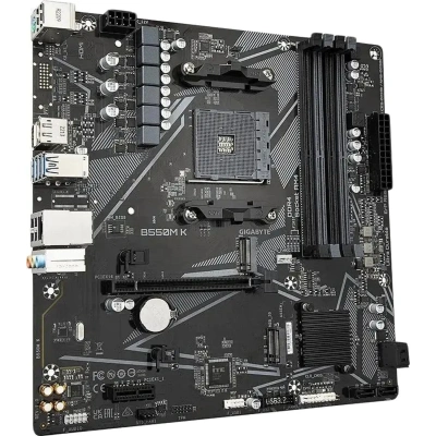 Материнская плата Gigabyte B550M K,sAM4,AMD B550,4xDDR4 mATX