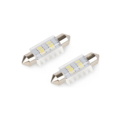 Светодиод KRAFT C5W (SV8.5) 10x36 9-18v white (2 шт. Блистер) KT