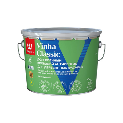 Антисептик кроющий Tikkurila VINHA CLASSIC VC п/мат 9л