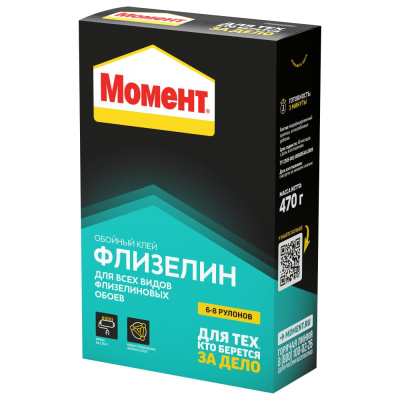 Обойный клей МОМЕНТ Флизелин 500 гр