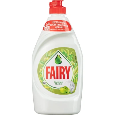 Средство для мытья посуды Fairy Зеленое яблоко, 450мл
