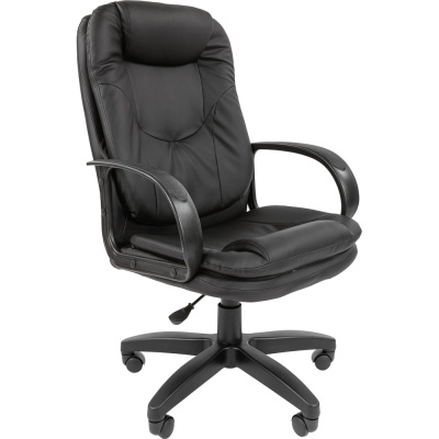 Компьютерное кресло CHAIRMAN ст-68 экокожа, черный 00-07069915 – классика офисного интерьера