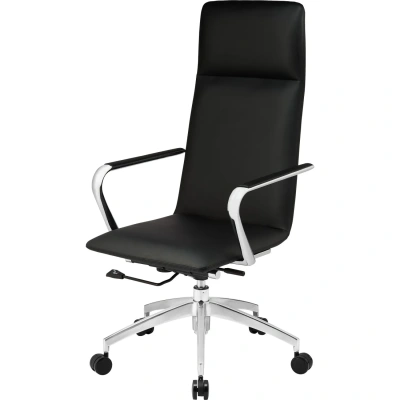 Кресло BN_Jl_EChair-593 TPU экокожа черный, алюминий
