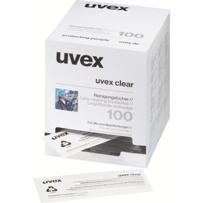 Салфетки одноразовые для чистки очков uvex