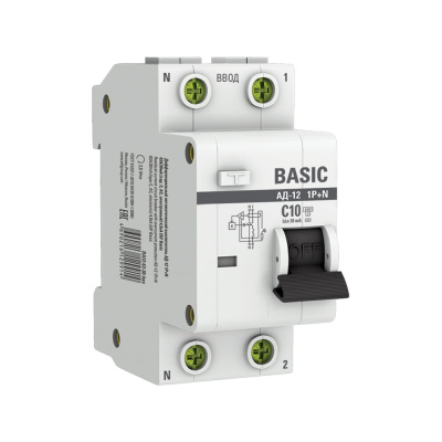 Электронный дифференциальный автомат EKF Basic АД-12 DA12-10-30-bas
