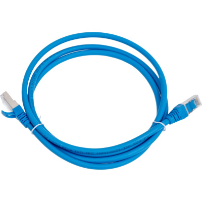 Ethernet патч-корд CAT6a Advant, 2xRJ45, S/FTP, 4 пары (AWG26), оболочка LSZH, длина 1,5 м, цвет: синий