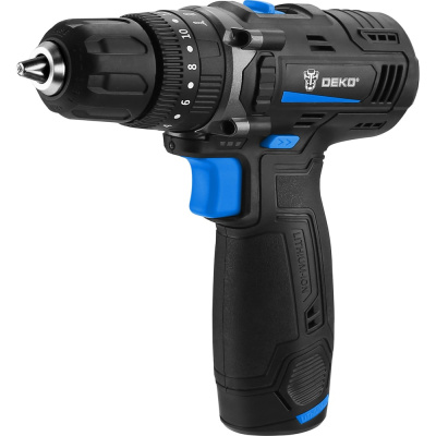 Аккумуляторная ударная дрель-шуруповерт DEKO GCD12DU SET4 BMC, 2х2.0Ah + 13 pcs accessories