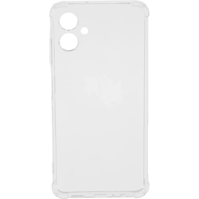 Чехол накладка PERO силикон для Samsung A06 прозрачный усиленный