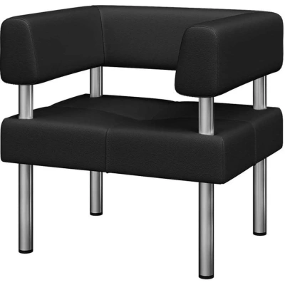 Кресло MV_ Комус Мебель Balance (Bu1-2) к/з Or.16/Ec.3001 черн