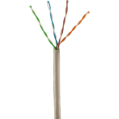 Кабель BigTech BT-CECR-003 медь UTP 4 пары, кат.5e AWG24 PVC 305м сер