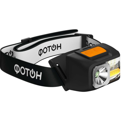 Фонарь налобный аккумуляторный светодиодный ФОТОН SA-850S (3W + 1W)