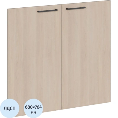 Двери низкие К-Loft 2 шт. 241H008 764х680 дуб скандинав