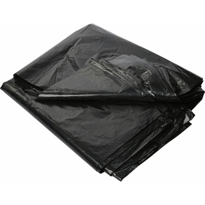 Мешки для мусора в пластах, ПВД, 240 л, 50 шт, 90x140 см, 60 мкм EUROHOUSE