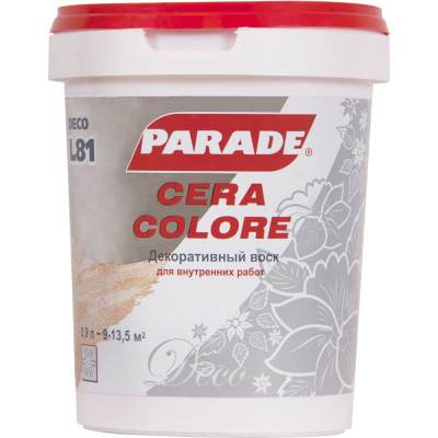 Декоративный воск PARADE DECO Cera Colore L81 бесцветный, 0.9 л