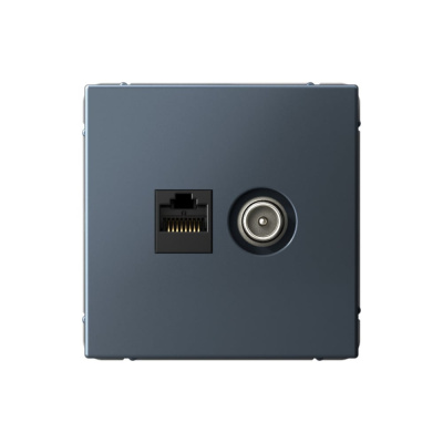 Розетка двойная ТВ + компьютерная Systeme Electric ArtGallery Грифель RJ45, кат. 5Е
