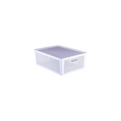Корзинка ПОЛИМЕРБЫТ TRAYMIX с крышкой, 415x310x153 мм, 16.5 л