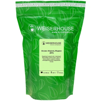 Чай Weiserhouse Ассам Король Индии, лист, черн, 200г