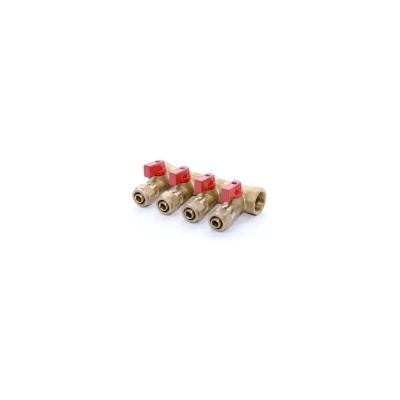 Коллектор с шар.кр. SMT 1x20x4 (4 вых.)