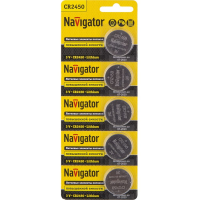 Элемент питания Navigator 94 766