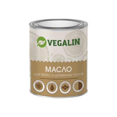 Масло для террас VEGALIN Бесцветный, 1,8 л