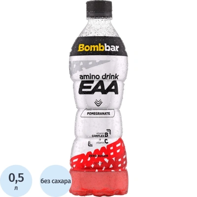 Напиток энергетический б/а BOMBBAR EAA со вкусом Гранат ПЭТ 500 мл х 12