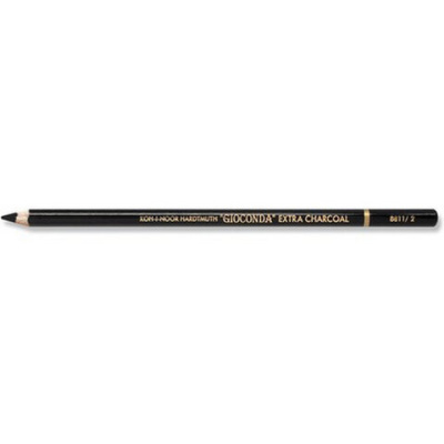 Карандаш угольный KOH-I-NOOR, 1 шт., "Gioconda" EXTRA, черный, B, 8811002003KS