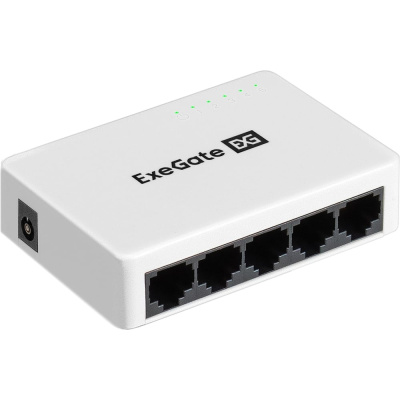 Коммутатор неуправляемый ExeGate EDES-1005C 5-портовый UTP 10/100Mbps