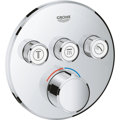 Смеситель для ванны и душа GROHE SmartControl комплект верхней монтажной части