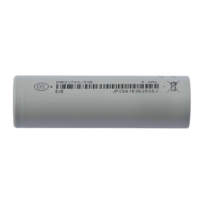Аккумулятор EVE 21700 5000 мАч INR21700-50E Energy 3.6 В, Li-Ion среднетоковый с плоским электродом, 8 штук