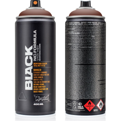 Краска MONTANA BLACK сладкий каштан, 0.4 л 1080 BLK на основе нитрокомбинации с высоким давлением