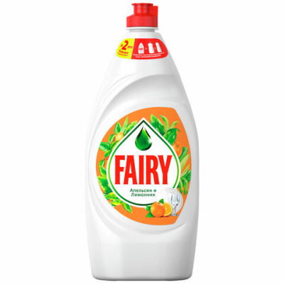 Средство для мытья посуды Fairy "Апельсин и лимонник", 900мл